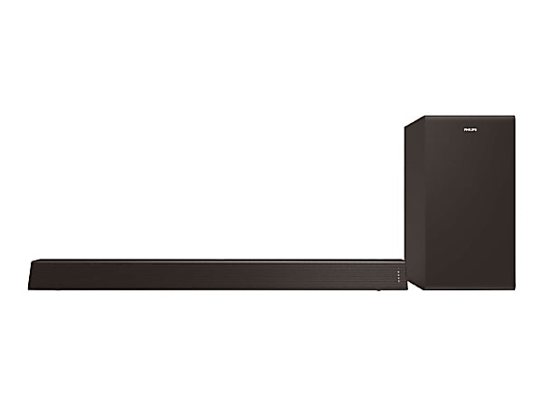 Philips TAB7305 - Sound bar system - 2.1-channel - wireless - Bluetooth - 300 Watt (total) - black