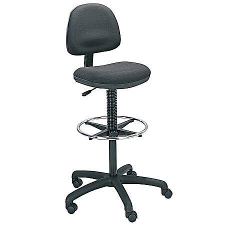 Safco® Precision Extended-Height Fabric Chair, Black