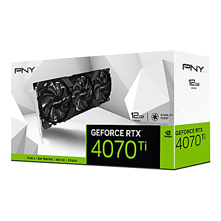 PNY GeForce RTX™ 4070 12GB VERTO™ Dual Fan DLSS 3