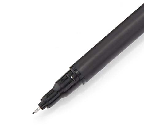 Pilot Razor Point II Marker Pens Pack Of 12 Super Fine Point 0.3 mm Black  Barrel Black Ink - Office Depot
