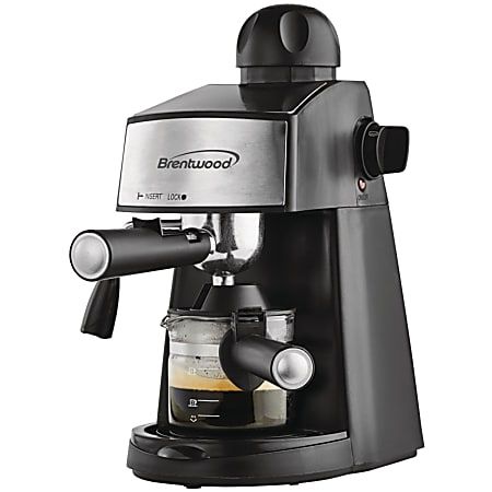 IMUSA IMUSA Electric Espresso/Cappuccino Maker 4 Cup 800 Watts, Black -  IMUSA