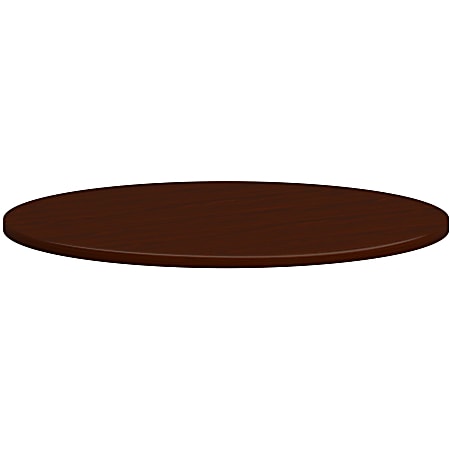 HON Mod - Table top - round - traditional mahogany
