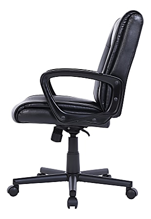 buzz　0514 Realspace Rezzi Vegan Leather Mid Back Manager Office Chair