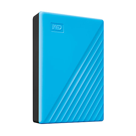 Western Digital My Passport Portable HDD 4TB Blue - Office Depot