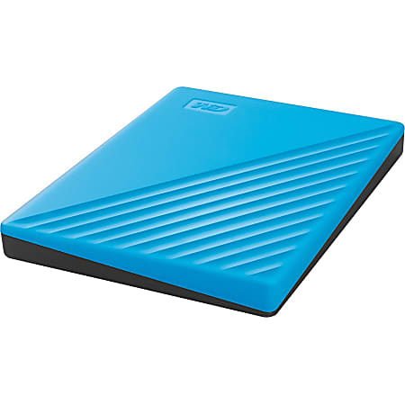 Western Digital My Passport Portable HDD 4TB Blue - Office Depot