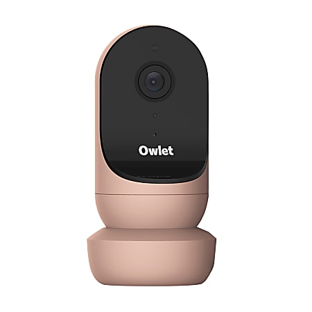 Owlet Cam 2 Wi Fi Smart Baby Monitor With 1080p Full HD Video 4 1 2 H x 2 1 4 W x 2 D Dusty Rose