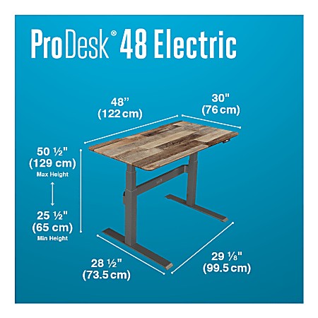 Prodesk electric height 2024 adjustable standing desk