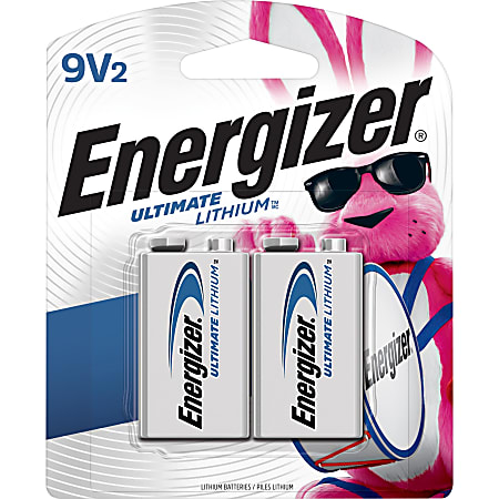 Energizer Ultimate Lithium 9V Battery - For Smoke Detector, Toy - 9V - 24 / Carton