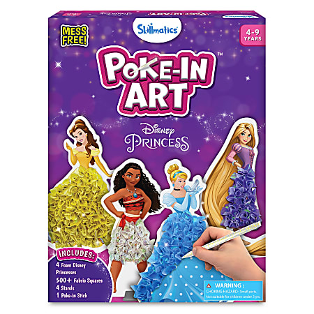 Skillmatics Poke In Art Set, Disney Princesses