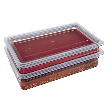 Cambro 1/3 Size Camwear Grip Food Pan Cover, Clear