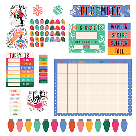 Office Depot® Brand 344-Piece Bulletin Board Kit, Seasonal Holidays