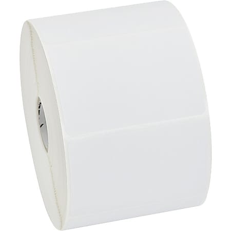 Zebra Label Paper, U82575, 3" x 2" Direct Thermal Zebra Z™Select 4000D, 1" Core