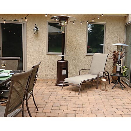 hanover mini umbrella table top patio heater hb Cuisinart Portable Tabletop Heater, 11,000 BTU Outdoor Propane with Safety Tilt Switch and Adjustable Heat, Burner Screen Guard, 30 sq. Foot Heat Range, Navy : Home & Kitchen The Cuisinart Tabletop Patio Heater will be a stylish addition to your outdoor entertaining space Propane Table Heater - Mini