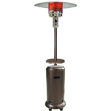 hanover mini umbrella propane tabletop patio heater AZ Heaters Hiland Stainless Steel Patio with Flame keeping you and your guests warm while the night settles in SUNHEAT Classic Umbrella Design Portable