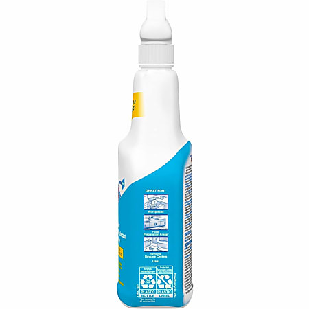 CloroxPro Anywhere Daily Disinfectant and Sanitizer - 32 fl oz (1 quart) - 432 / Pallet - Fume-free, Residue-free, Antibacterial - Clear