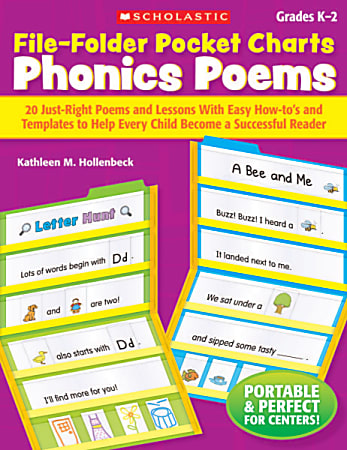 Scholastic File-Folder Pocket Charts: Phonics Poems