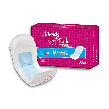 Attends® Bladder Control Pads, Ultimate, 18", Box Of 30