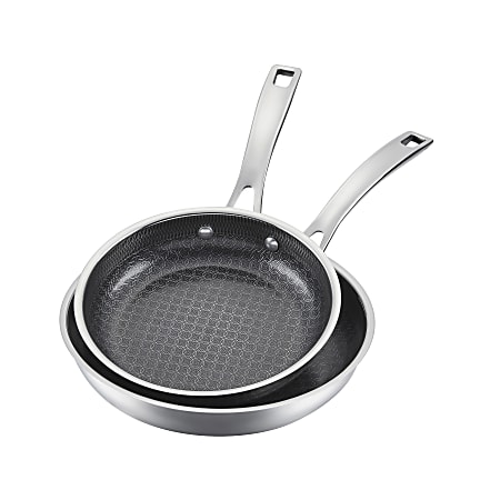 Cuisinart 2-Piece Skillet Set, Silver, FPS22810