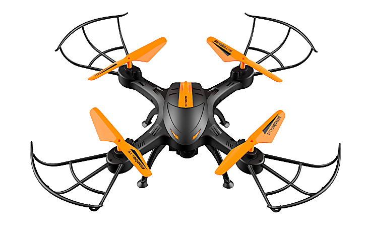 Braha Industries SkyDrones S4300 Live Streaming Drone OrangeBlack