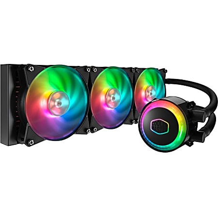Line Cooler Master MasterLiquid ML360R RGB - 3 x 120mm - 499 gal/min - 30 dB(A) Noise - Liquid Cooler - 4-pin PWM, 3-pin