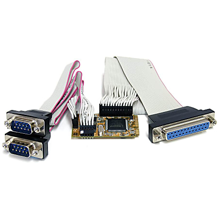 StarTech.com 2s1p Serial Parallel Combo Mini PCI Express Card for Embedded Systems