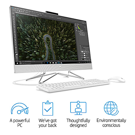 HP 27 dp0016 All In One Desktop PC 27 Screen AMD Ryzen 5 8GB