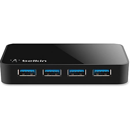 Belkin SuperSpeed USB 3.0 4-port Hub - USB - 640 MB/s - Smartphone - External - 4 USB Port(s) - 4 USB 3.0 Port(s)