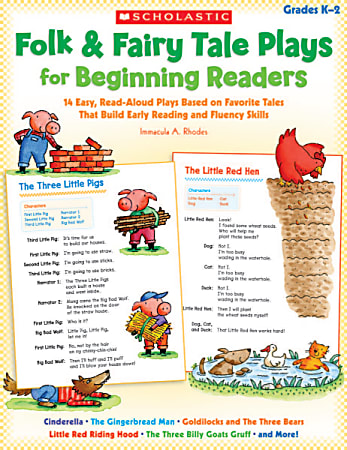 Scholastic Folk & Fairy Tale Plays For Beginning Readers