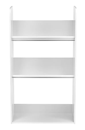 IRIS USA 2-Tier Wood Storage Shelf, White