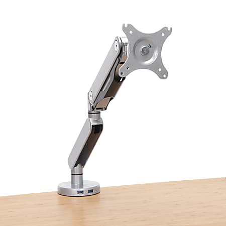 OFM Ergonomic Single Monitor Arm, Silver