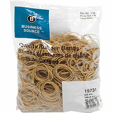 Business Source Quality Rubber Bands - Size: #14