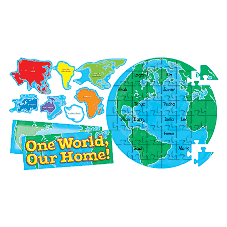 Scholastic Our Earth Puzzle Bulletin Board