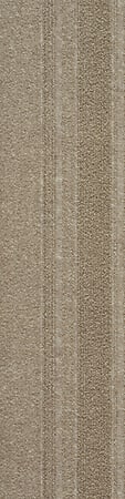 Foss Floors Peel & Stick Couture Carpet Planks, 9" x 36", Taupe, Set Of 16 Planks