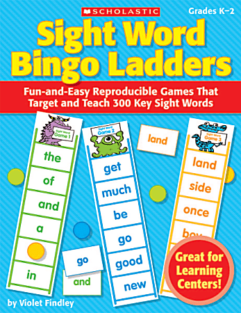 Scholastic Bingo Ladders, Sight Words
