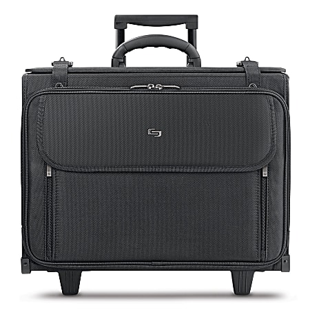 Solo New York Morgan Rolling Hard Side Catalog Case with 17.3 Laptop ...