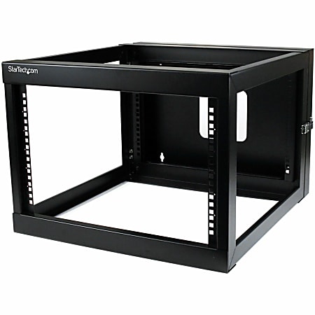 StarTech.com 6U 22in Depth Hinged Open Frame Wallmount Server Rack - Wall-mount your server or networking equipment with a hinged rack design