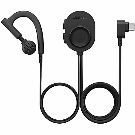 Jabra Earset - Microsoft Teams Certification - Mono - USB Type C - Wired/Wireless - On-ear, Over-the-ear - Monaural - Black