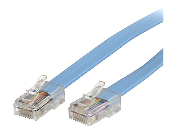 StarTech.com Cisco Console Rollover Cable - RJ45 Ethernet - Network cable - RJ-45 (M) to RJ-45 (M) - 6 ft - ROLLOVERMM6