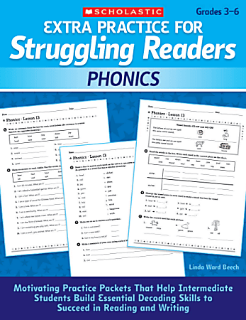 Scholastic Extra Practice For Struggling Readers: Phonics