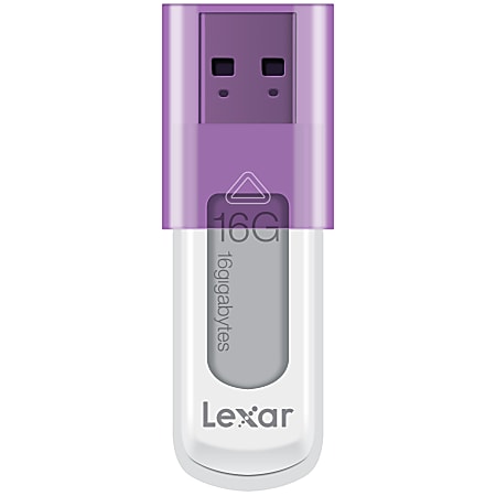 Lexar® JumpDrive® S50 USB 2.0 Flash Drive, 16GB, Assorted