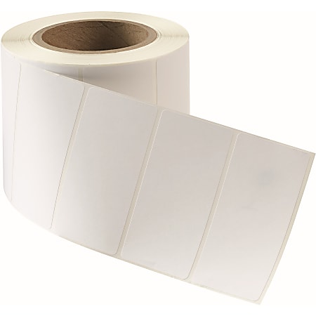 Avery® Direct Thermal Labels - Permanent Adhesive - 4" Width x 2" Length - Rectangle - Direct Thermal - White - 2 / Box