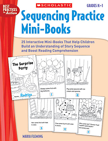 Scholastic Sequencing Practice Mini-Books: Grades K-1