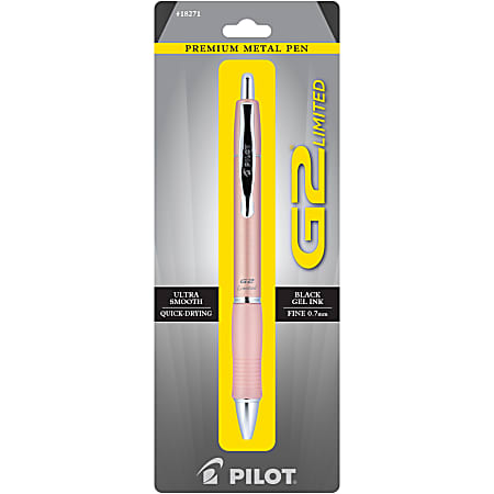 Pilot G-2 Retractable Gel Ink Pens, 0.7 Mm, Assorted Colors, Package Of 8