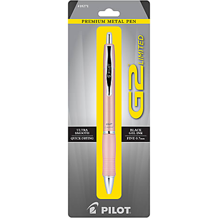 Pilot G2 Limited Premium Metal Gel Pen Fine Point mm Assorted
