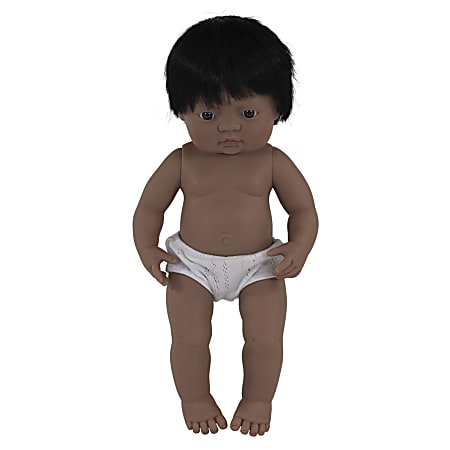 Miniland Educational Anatomically Correct 15" Baby Doll, Hispanic Boy