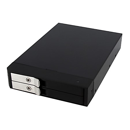 StarTech.com 3.5in Trayless SATA Mobile Rack for Dual 2.5in Hard Drives