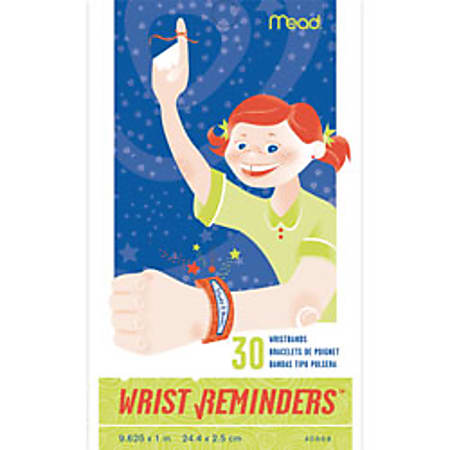 Mead® Wrist Reminders, Pack Of 30