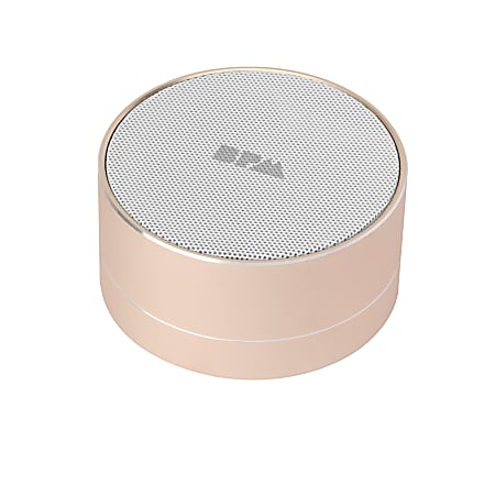 BPM Bluetooth® Mini Portable Aluminum Speaker, Gold