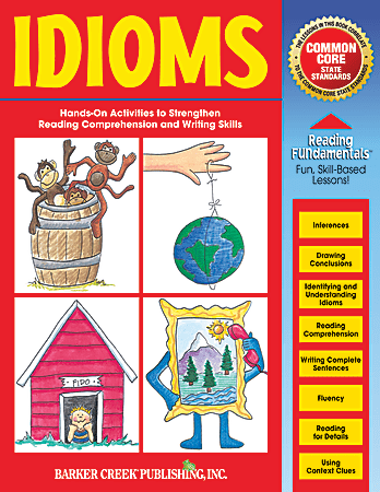 Barker Creek Grammar Activity Book, Idioms, Grades 1 To College