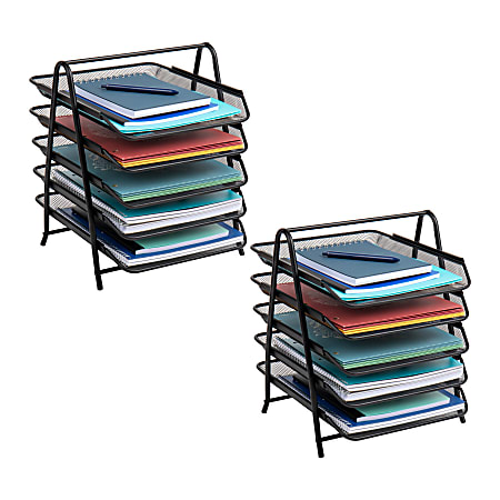 Mind Reader Network Collection, 5-Tier Paper Tray, File